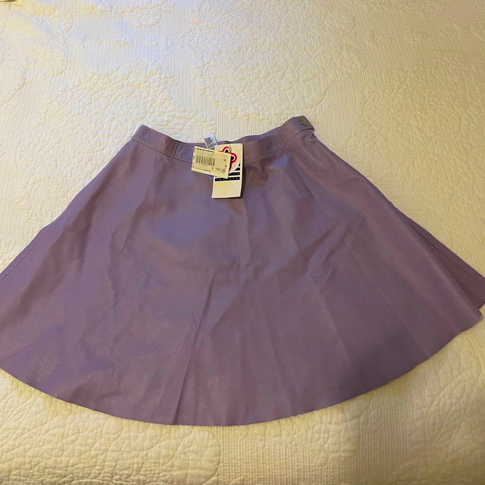Brand New…Light purple leather shirt….American Appeal….